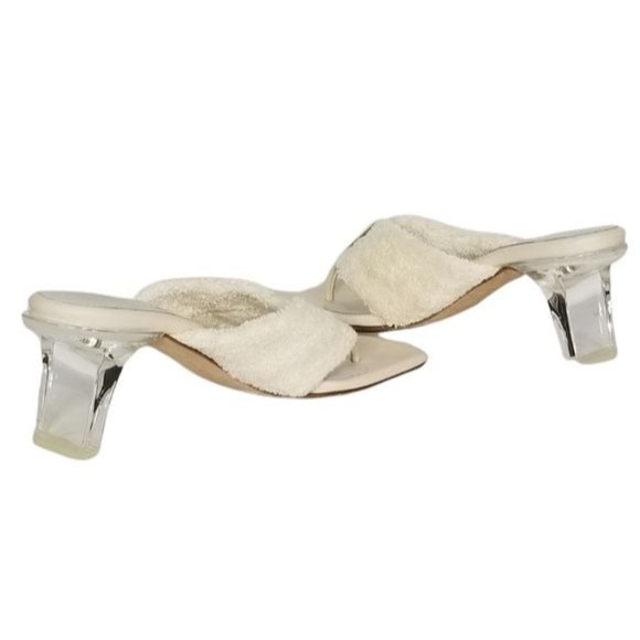 MIISTA London New In Box Carissa Sandal in Ivory Salt Towel Womens Size 9.5 - Picture 6 of 10
